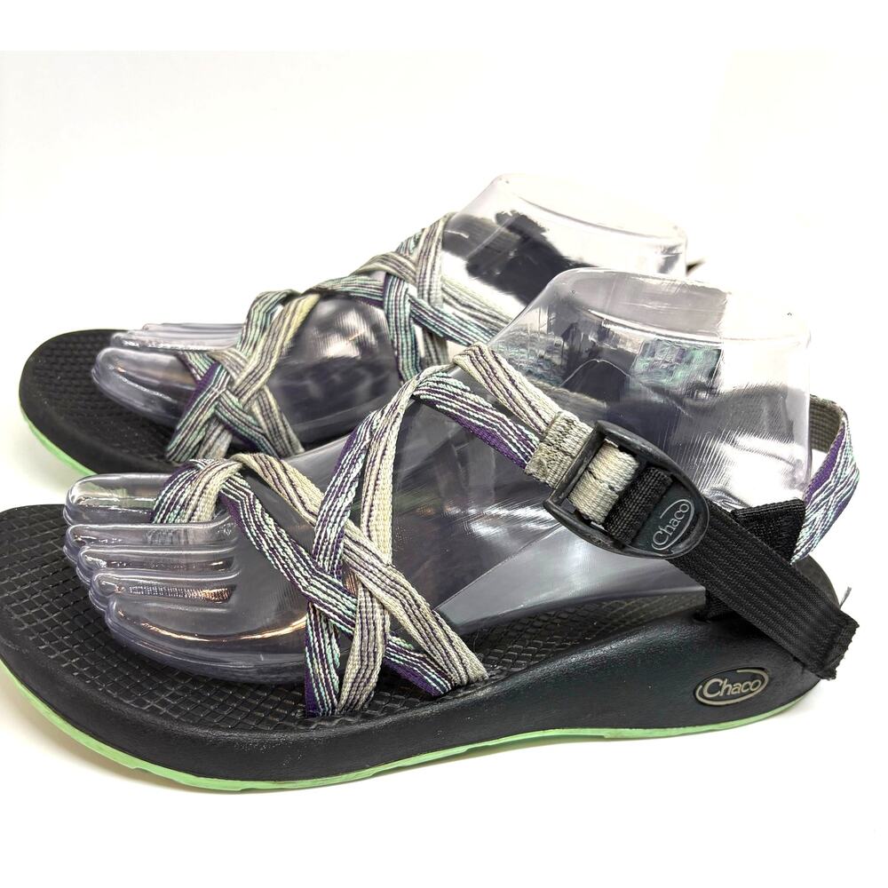 Chaco's sandals purple blue white women's 9